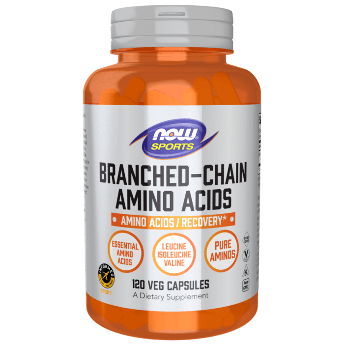 NOW Foods Branched Chain Amino Acids - 120 Veg Capsules