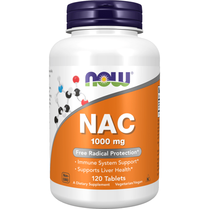 NOW Foods NAC 1000 mg - 120 Tablets