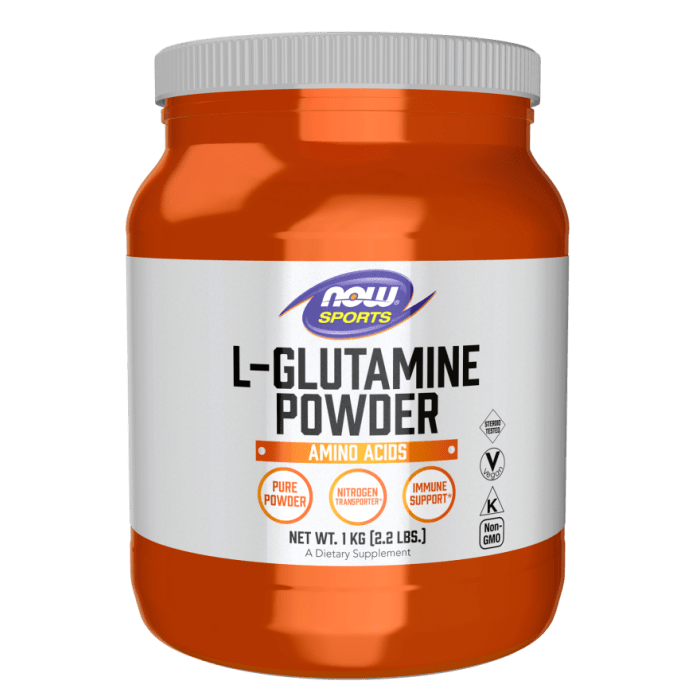 NOW Foods L-Glutamine Powder - 1 kg (35.3 oz)