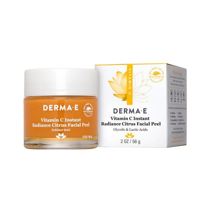 Derma E Vitamin C Instant Radiance Citrus Facial Peel, 2 oz.