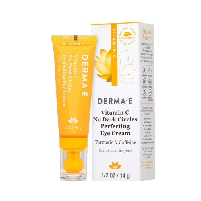 Derma E Vitamin C No Dark Circles Perfecting Eye Cream, 0.5 oz.