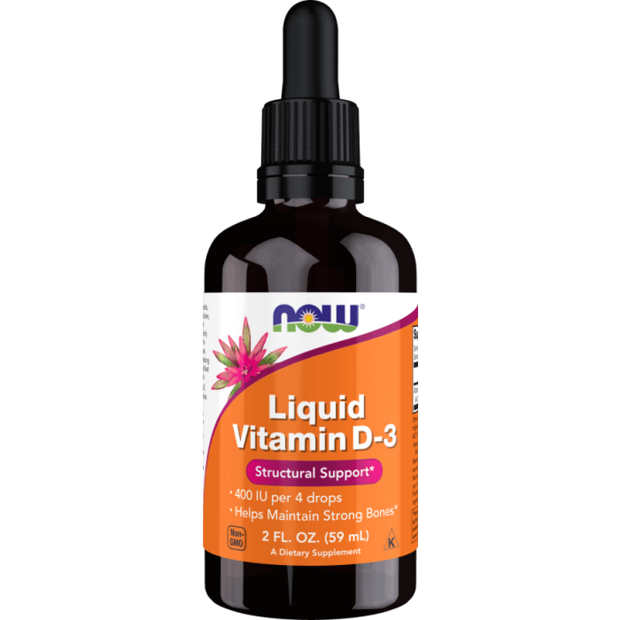 NOW Foods Vitamin D-3 Liquid - 2 fl. oz.