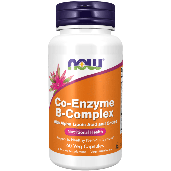 NOW Foods Co-Enzyme B-Complex - 60 Veg Capsules