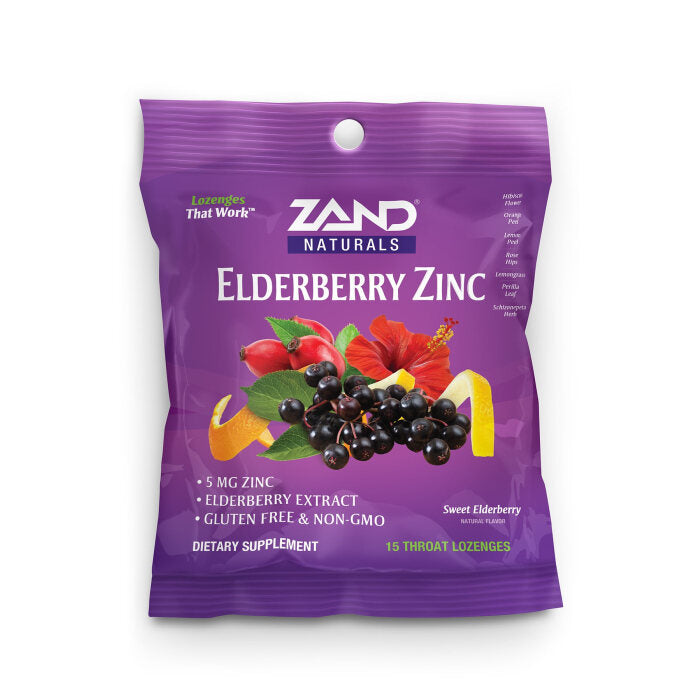 Zand Elderberry Zinc HebaLozenge, 15 Lozenges