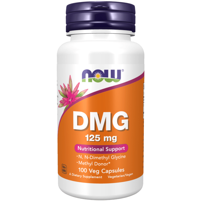 NOW Foods DMG 125 mg - 100 Veg Capsules