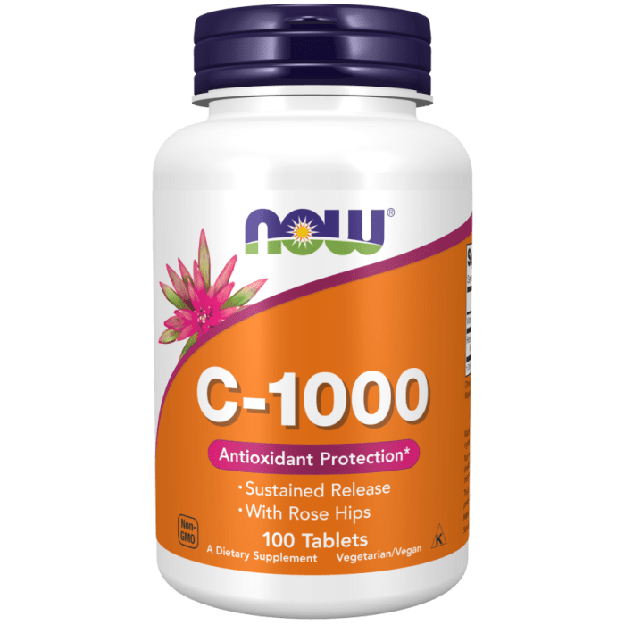 NOW Foods Vitamin C-1000 Sustained Release - 100 Tablets