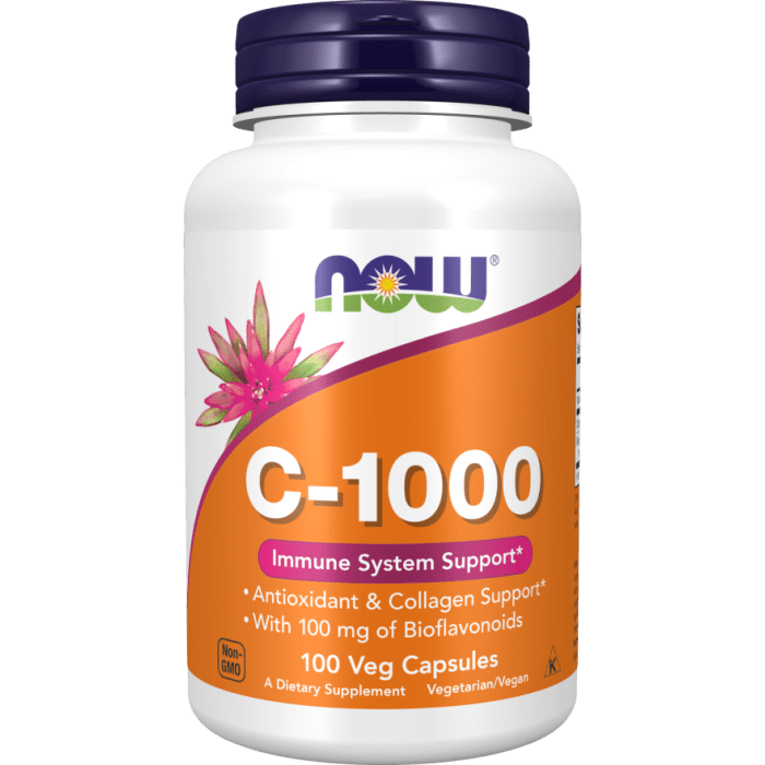 NOW Foods Vitamin C-1000 - 100 Veg Capsules