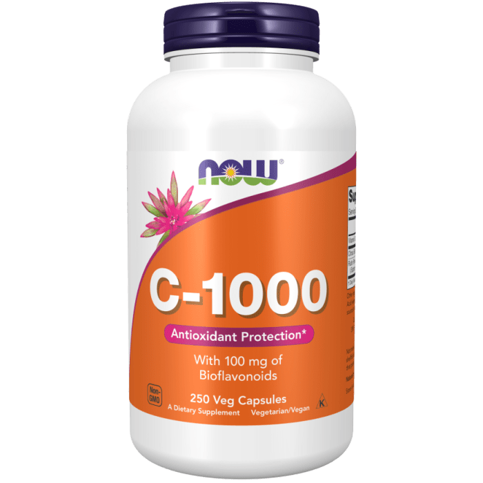 NOW Foods Vitamin C-1000 - 250 Veg Capsules