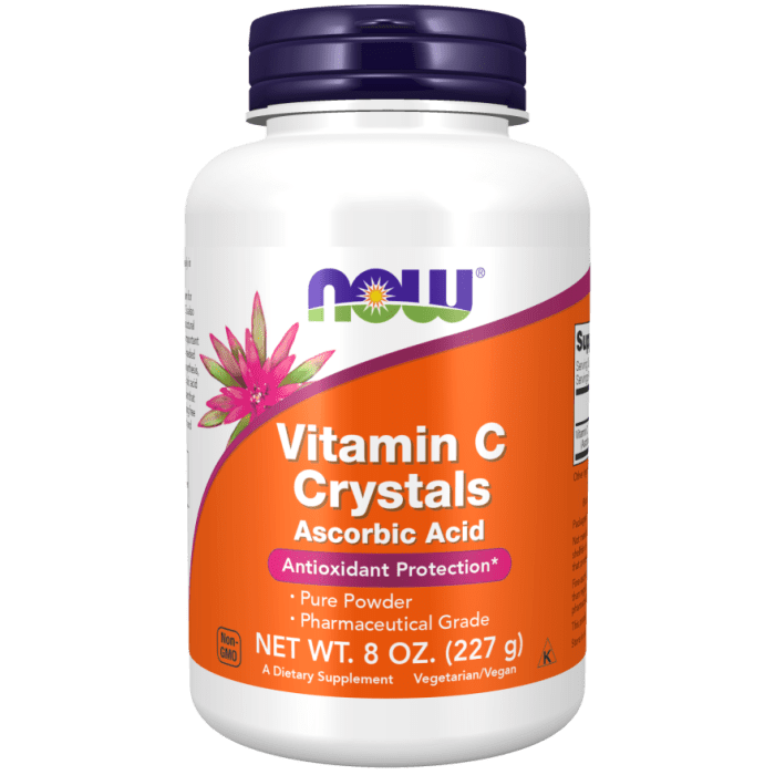 NOW Foods Vitamin C Crystals - 8 oz. Powder