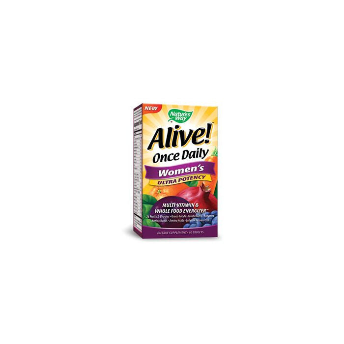 Nature's Way Alive Once Daily Women's Ultra Potency Multivitamin, 60 Tablets