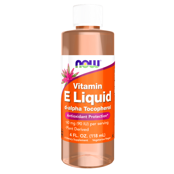 NOW Foods Vitamin E Liquid - 4 fl. oz.