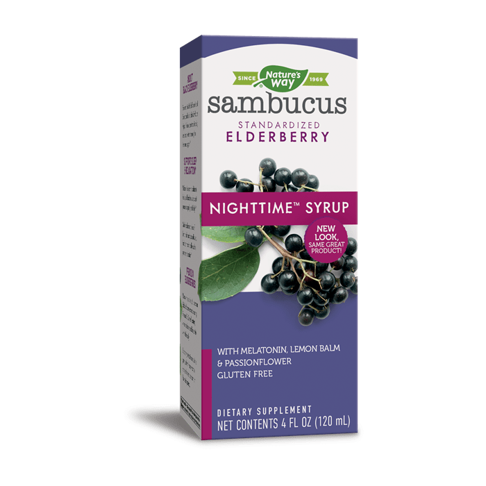 Nature's Way Sambucus Elderberry NightTime, 4 fl. oz.