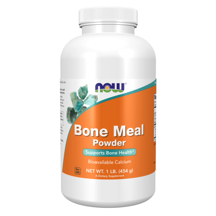 NOW Foods Bone Meal Powder - 1 LB.