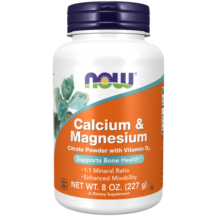 NOW Foods Calcium & Magnesium Powder - 8 oz.