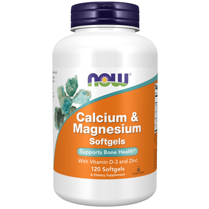 NOW Foods Calcium & Magnesium - 120 Softgels