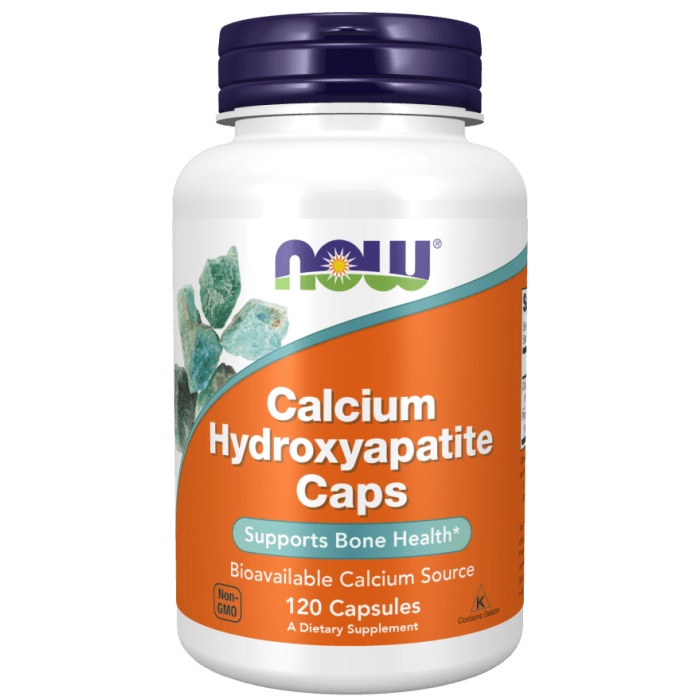 NOW Foods Calcium Hydroxyapatite - 120 Capsules