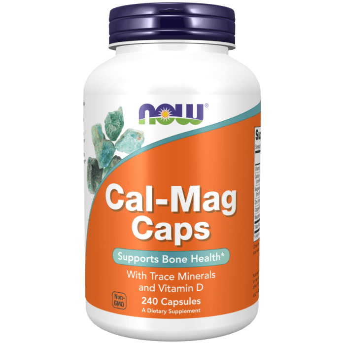 NOW Foods Cal-Mag Caps - 240 Veg Capsules