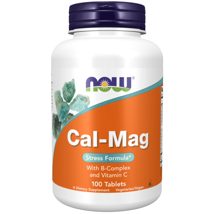 NOW Foods Cal-Mag Stress Formula - 100 Tablets