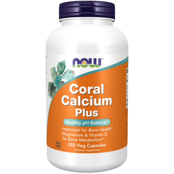 NOW Foods Coral Calcium Plus - 250 Veg Capsules