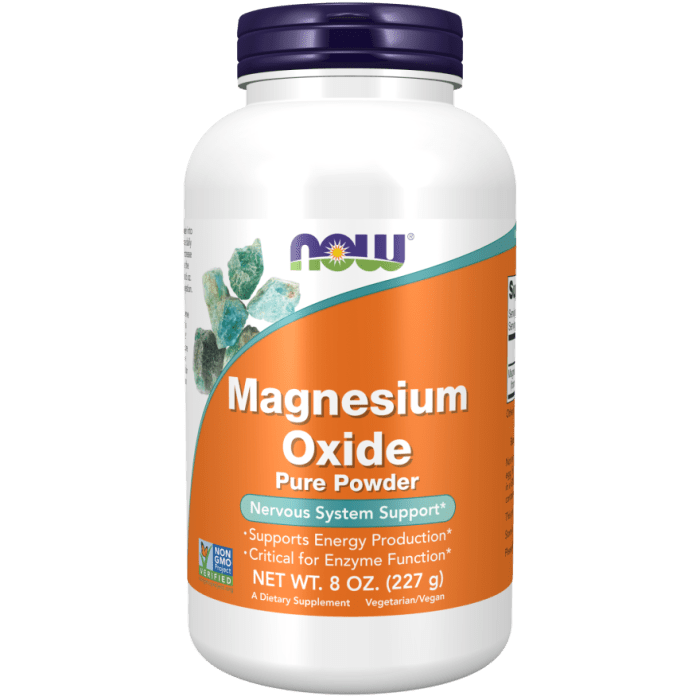 NOW Foods Magnesium Oxide - 8 oz.