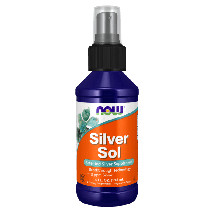 NOW Foods Silver Sol Spray - 4 fl. oz.