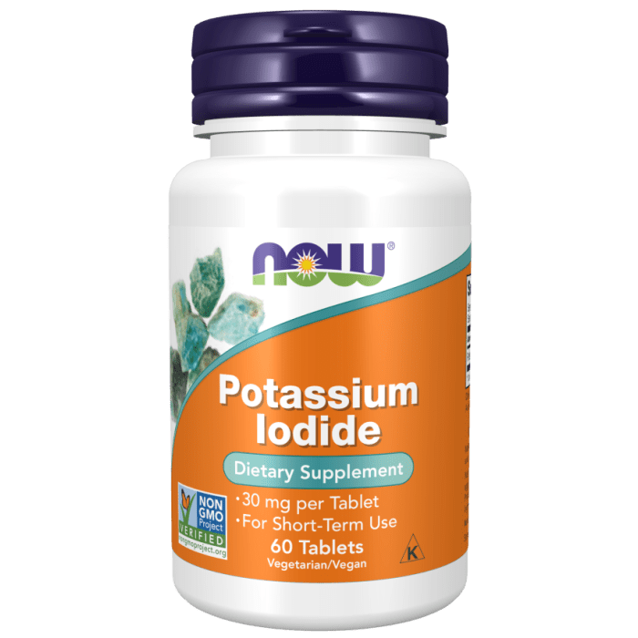 NOW Foods Potassium Iodide - 60 Tablets