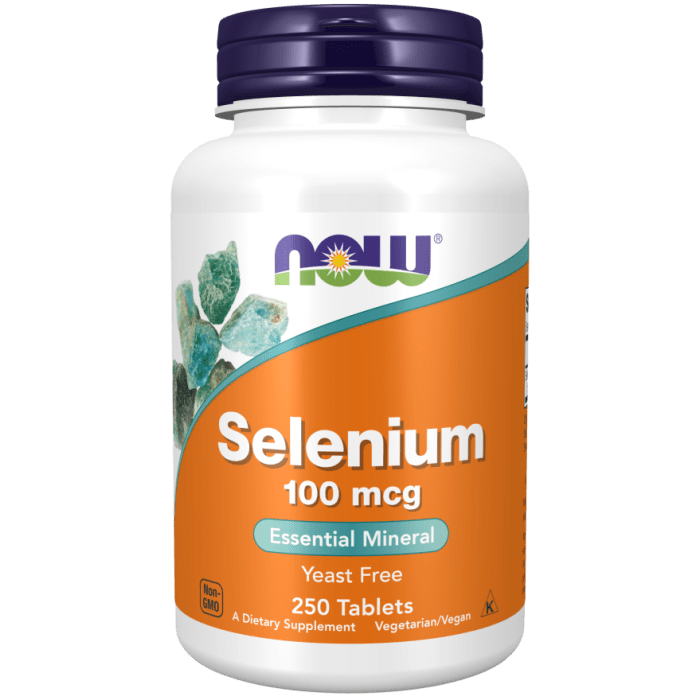 NOW Foods Selenium 100 mcg- 250 Tablets