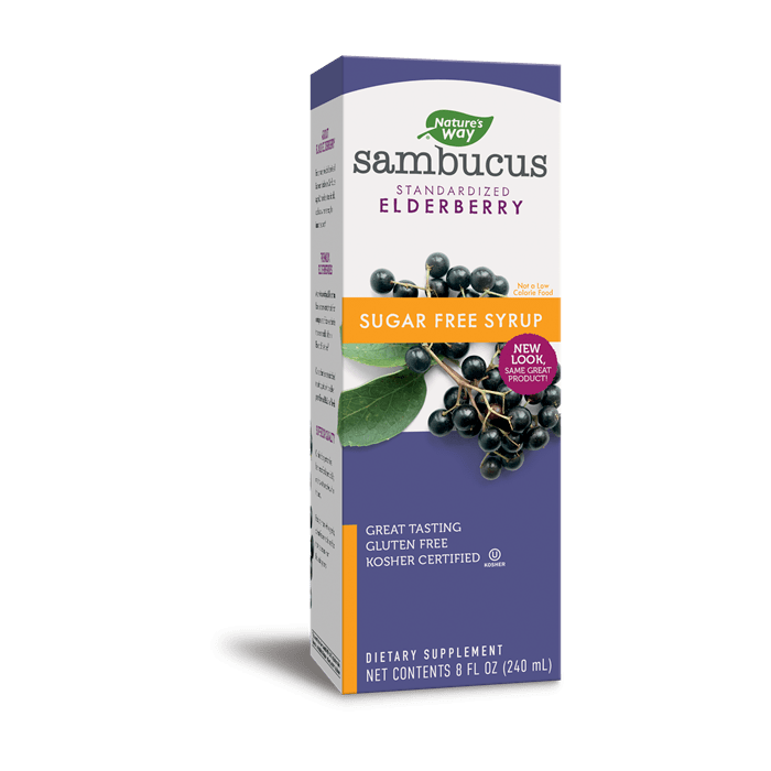 Nature's Way Sambucus Elderberry Sugar-Free Syrup, 8 fl. oz.