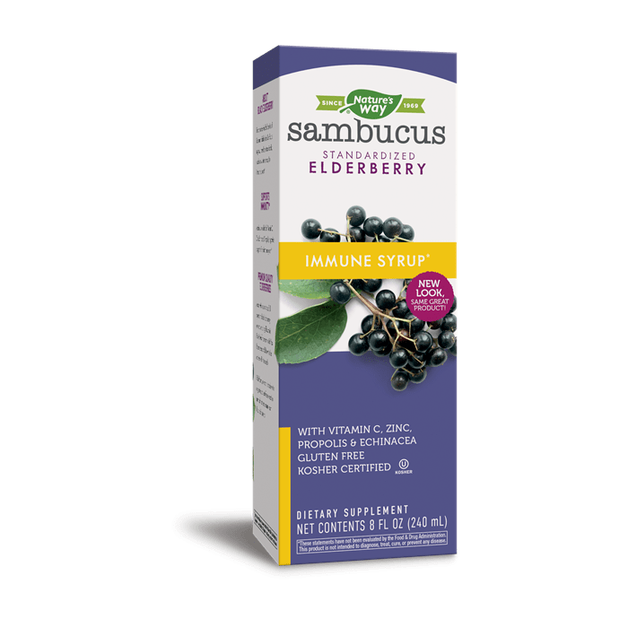 Nature's Way Sambucus Elderberry Immune Syrup, 8 fl. oz.