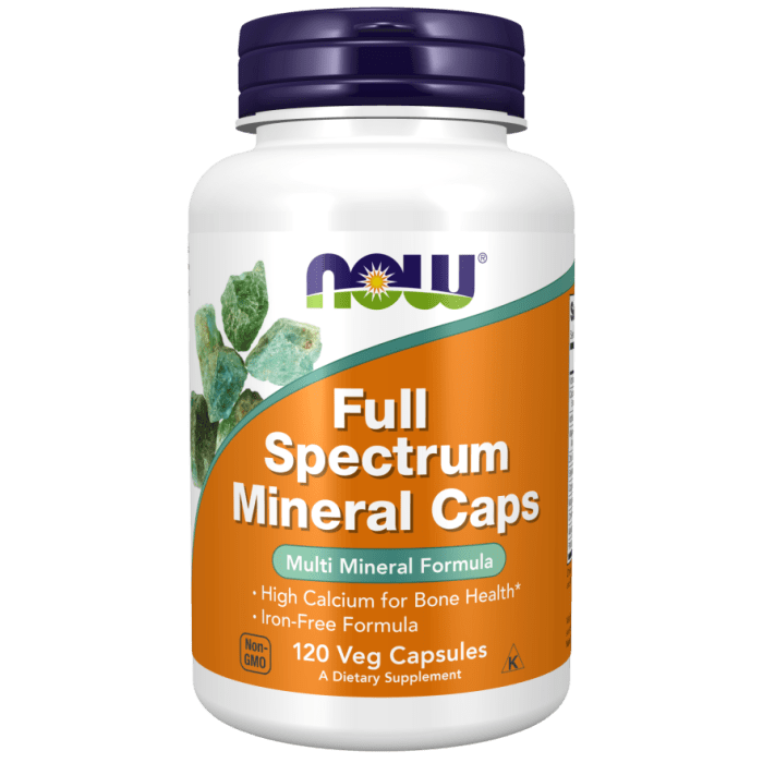 NOW Foods Full Spectrum Mineral Caps - 120 Veg Capsules