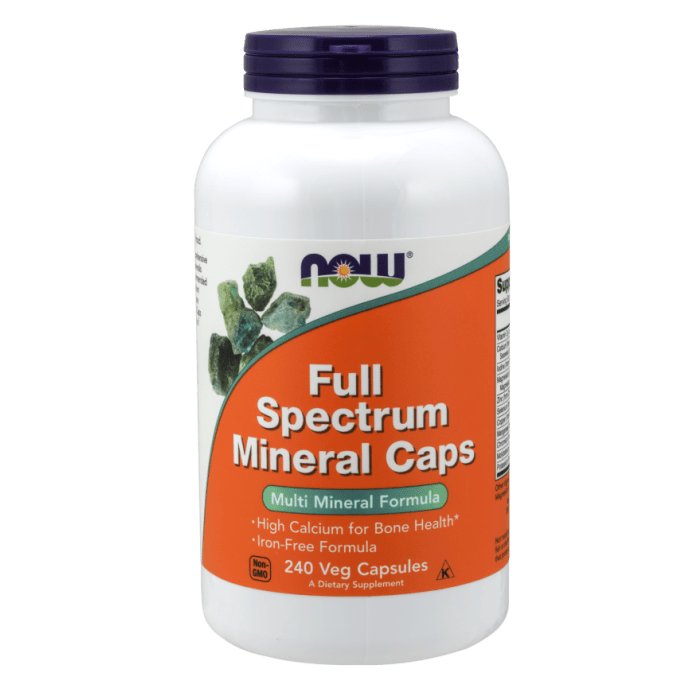 NOW Foods Full Spectrum Mineral Caps - 240 Veg Capsules