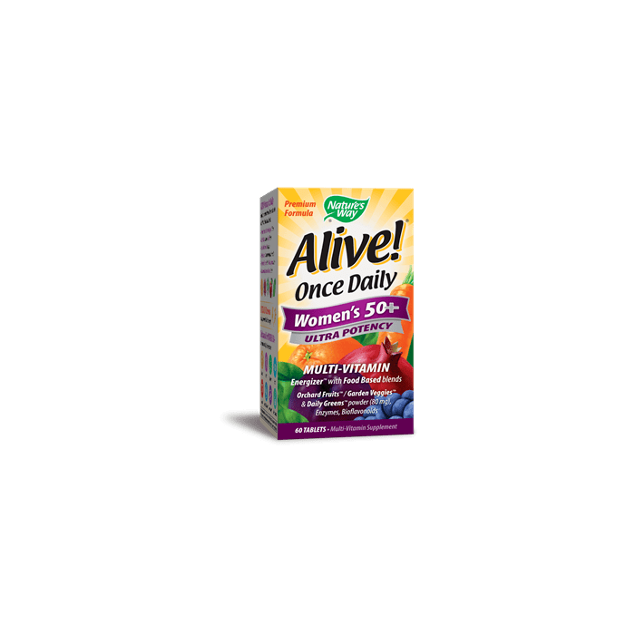 Nature's Way Alive Once Daily Women's 50+ Ultra Potency Multivitamin, 60 Tablets