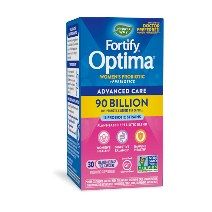 Nature's Way Fortify Optima Women's 90 Billion Probiotic, 30 Capsules