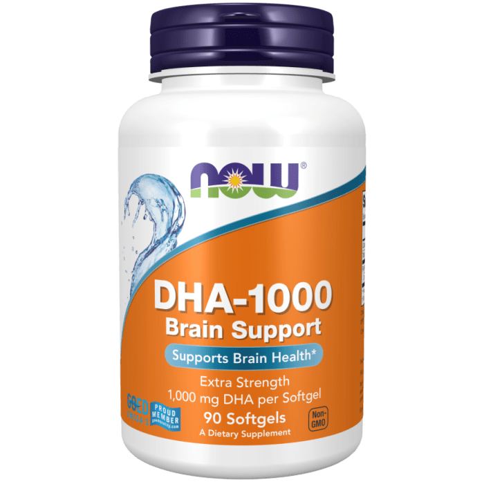 NOW Foods DHA-1000 Fish Oil, Extra Strength - 90 Softgels