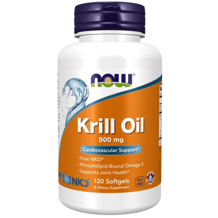 NOW Foods Krill Oil 500 mg - 120 Softgels