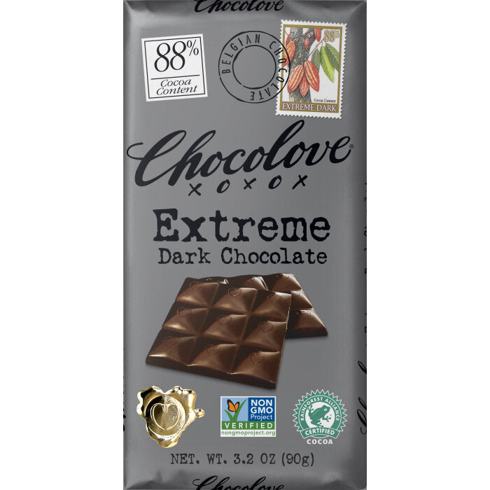 Chocolove Extreme Dark Chocolate, 3.2 oz.