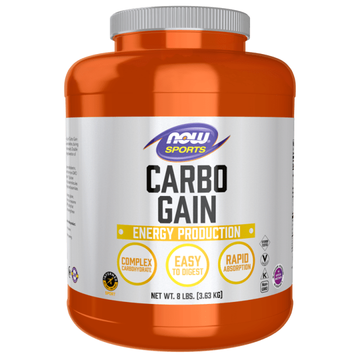 NOW Foods Carbo Gain Powder - 8 lbs.