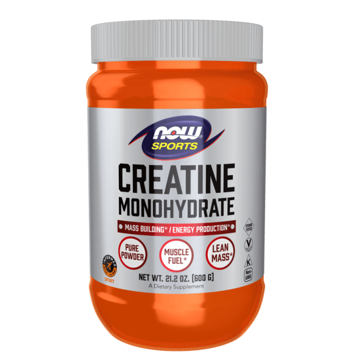 NOW Foods Creatine Monohydrate Powder - 21.2 oz.