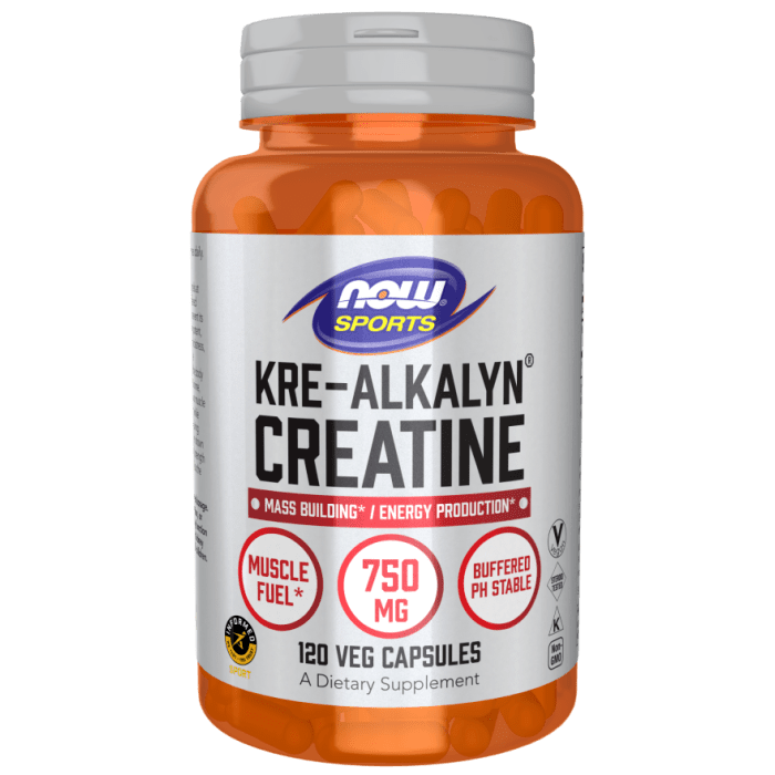 NOW Foods Kre-Alkalyn® Creatine - 120 Veg Capsules