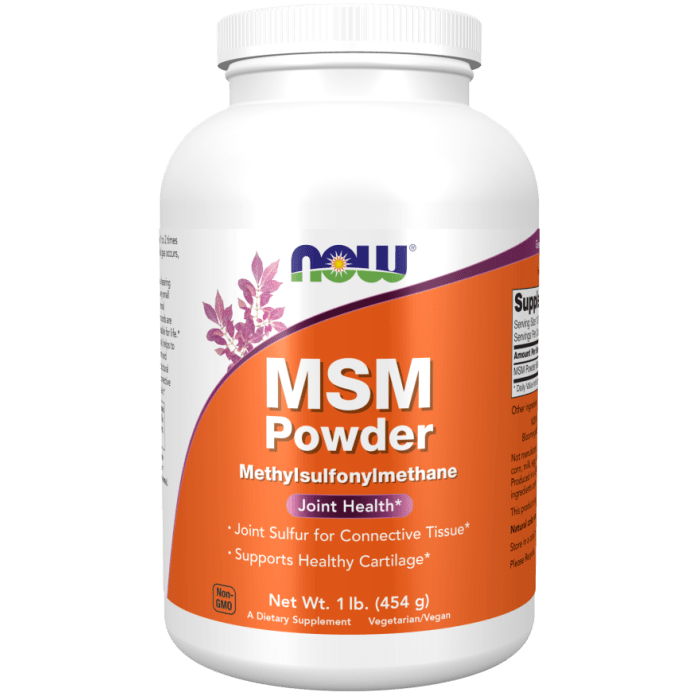 NOW Foods MSM Powder - 1 lb.