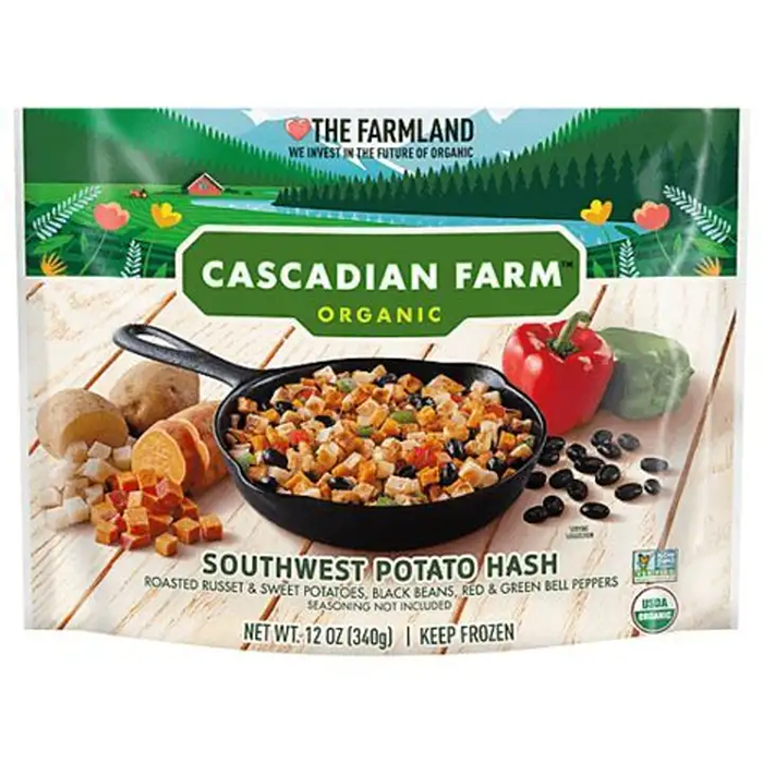 Cascadian Farm Organic Frozen Southwest Sweet Potato Hash, 12oz.