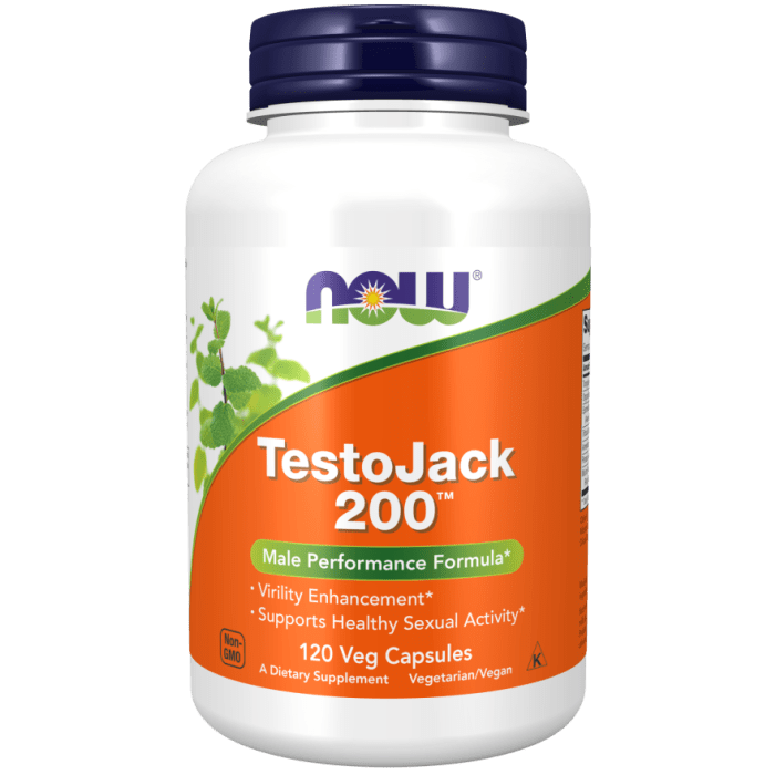 NOW Foods TestoJack 200™ - 120 Veg Capsules