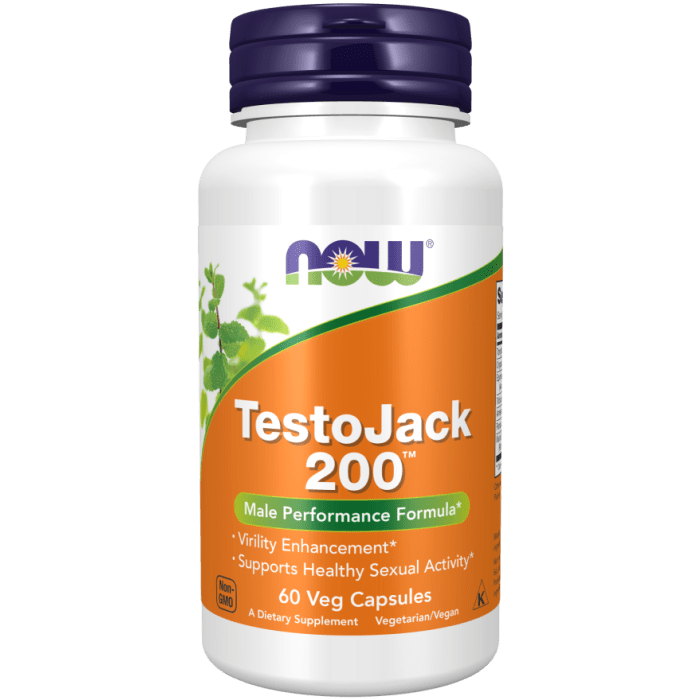 NOW Foods TestoJack 200™ Extra Strength - 60 Veg Capsules