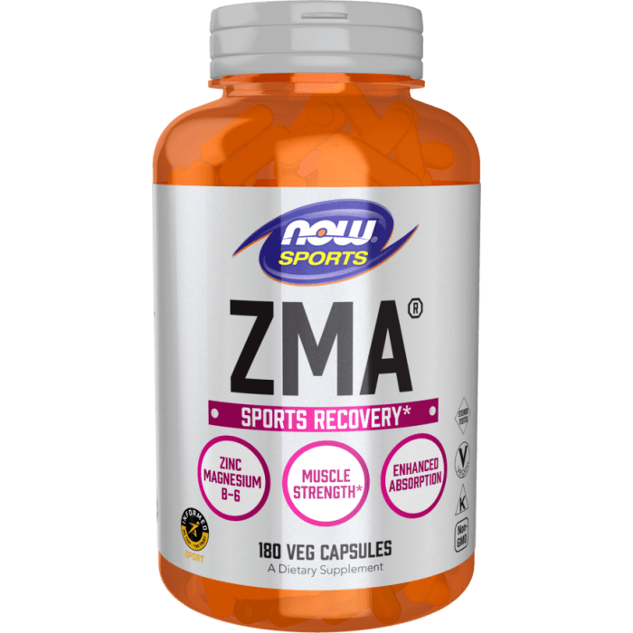 NOW Foods ZMA® - 180 Veg Capsules