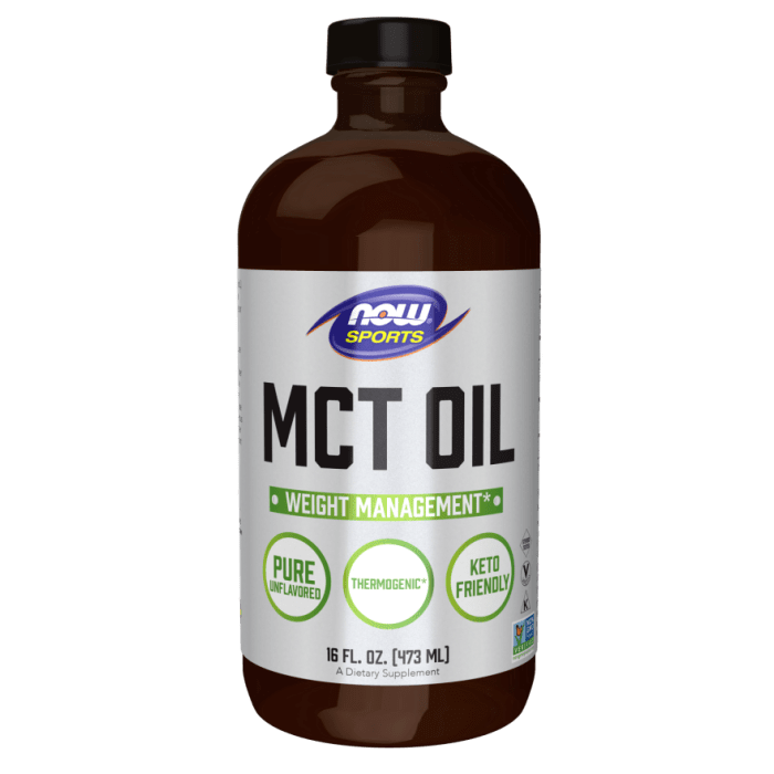 NOW Foods MCT Oil Liquid in Glass Bottle - 16 fl. oz.