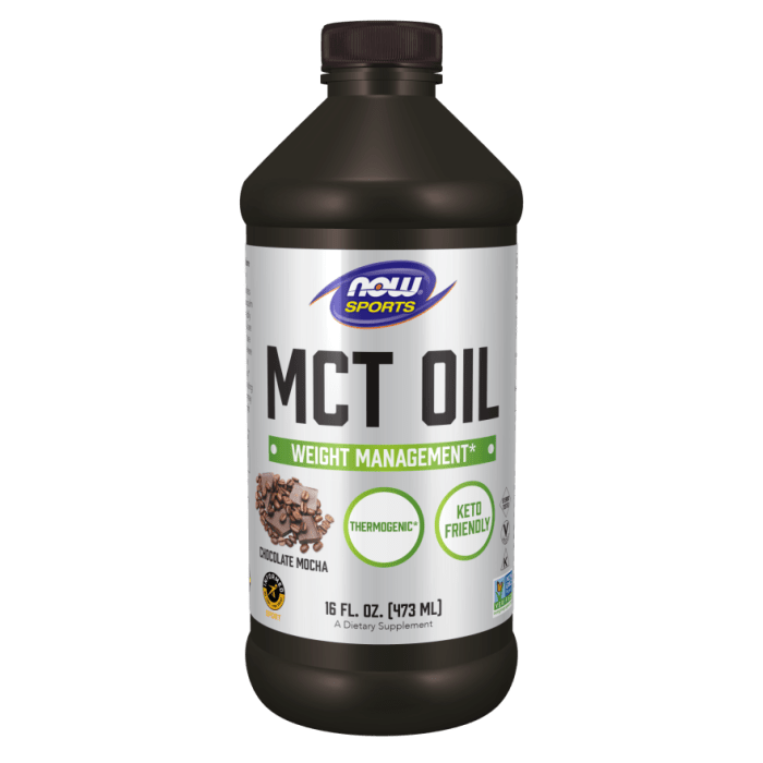 NOW Foods MCT Oil, Chocolate Mocha - 16 fl. oz.