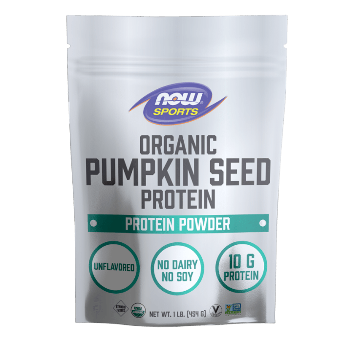 NOW Foods Pumpkin Seed Protein, Organic Powder - 1 lb.