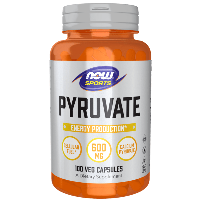 NOW Foods Pyruvate - 100 Veg Capsules