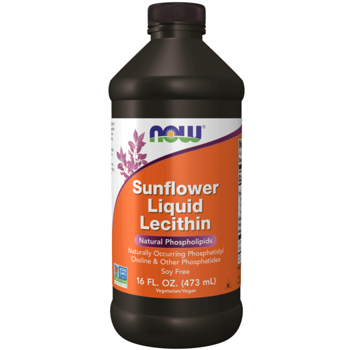 NOW Foods Sunflower Liquid Lecithin - 16 fl. oz.