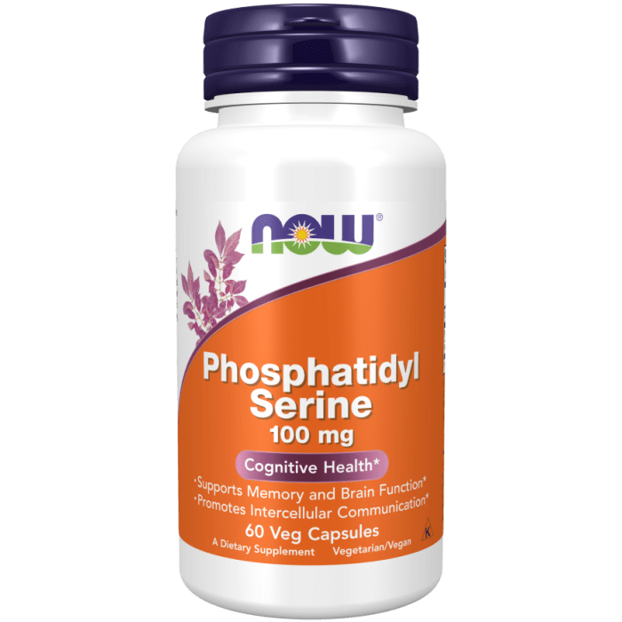 NOW Foods Phosphatidyl Serine 100 mg - 60 Veg Capsules